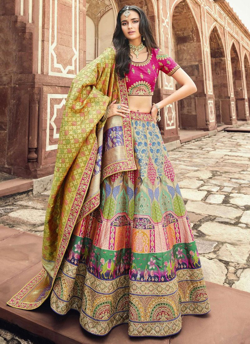 Vrindavan Vol 29 Royal Ethnic Wear Silk Wholesale Lehenga Choli Collection